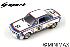 Spark 1/18 BMW 3.0 CSL No.51 11th 24H Le Mans 1973 T. Hezemans - D. Quester