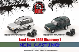 BMC 1/64 Land Rover 1998 Discovery1 -Silver (RHD)