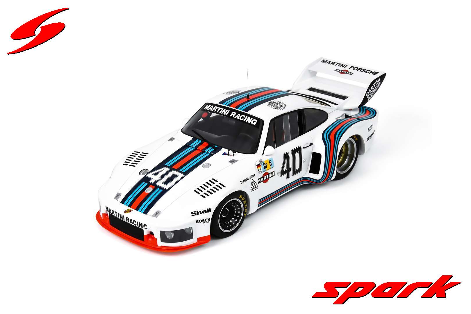 Porsche 935 40 24 Heures du Mans 1976 Spark S4689 - Miniatures Autos Motos
