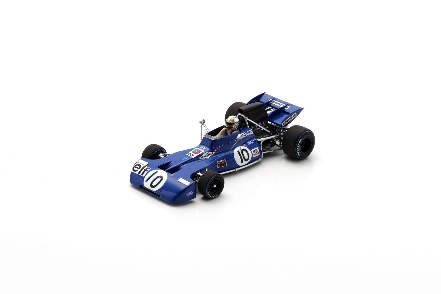Spark S7216 Tyrrell 001 N°10 Peter Revson GP US 1971 1/43 Résine Neuve