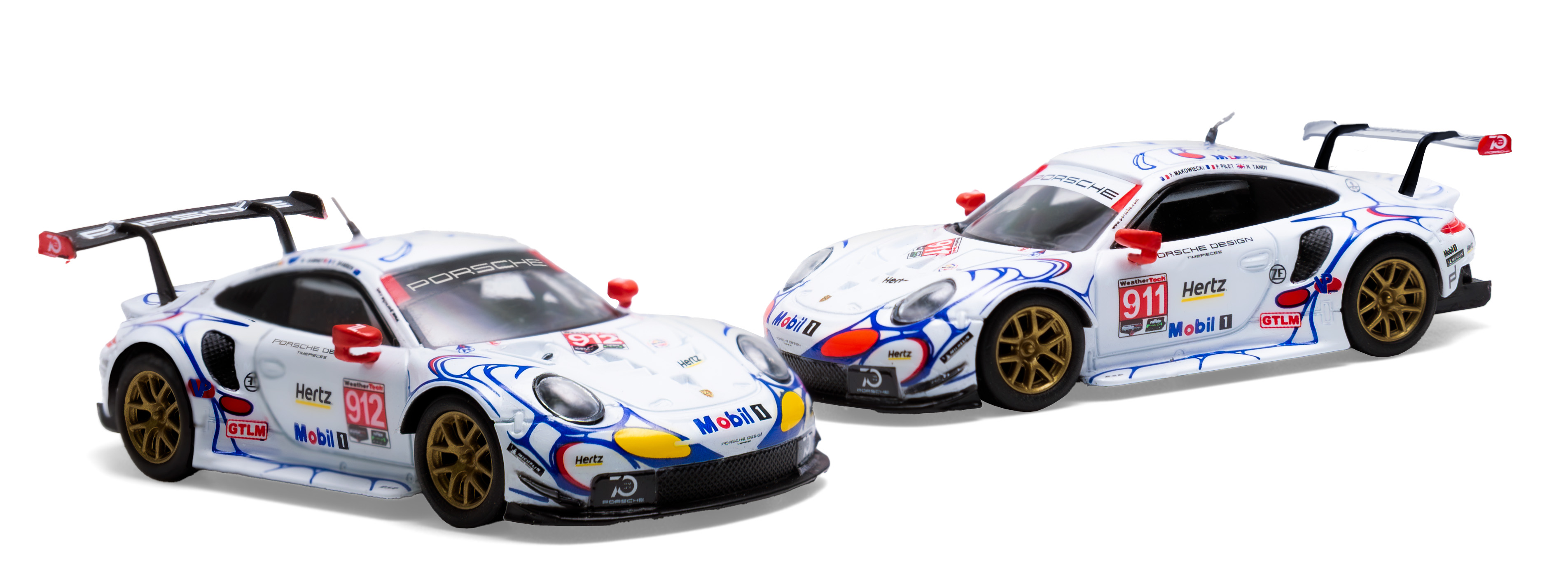 Sparky 1:64 911 RSR GT Team 911 & 912 set - PETIT LE Mans