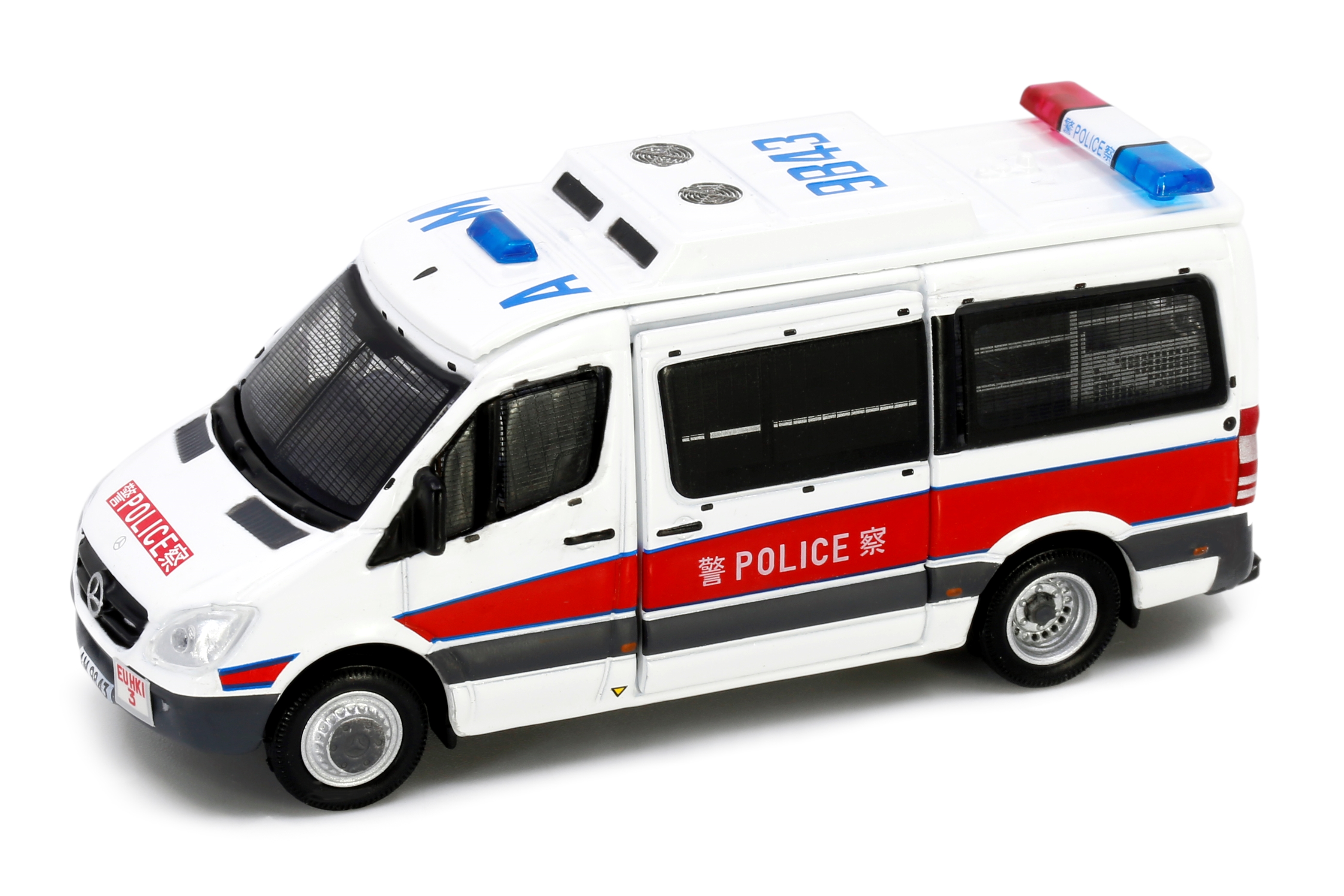 2015 Mercedes Benz Sprinter Panel Van Die Cast Police Van 