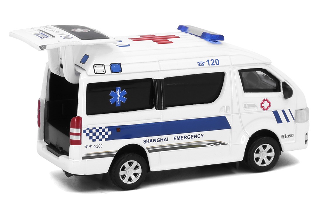 Modellino Pressofuso TINY HK AMS Ambulanza Training Simulator Anni '80 – Auto Da Collezione