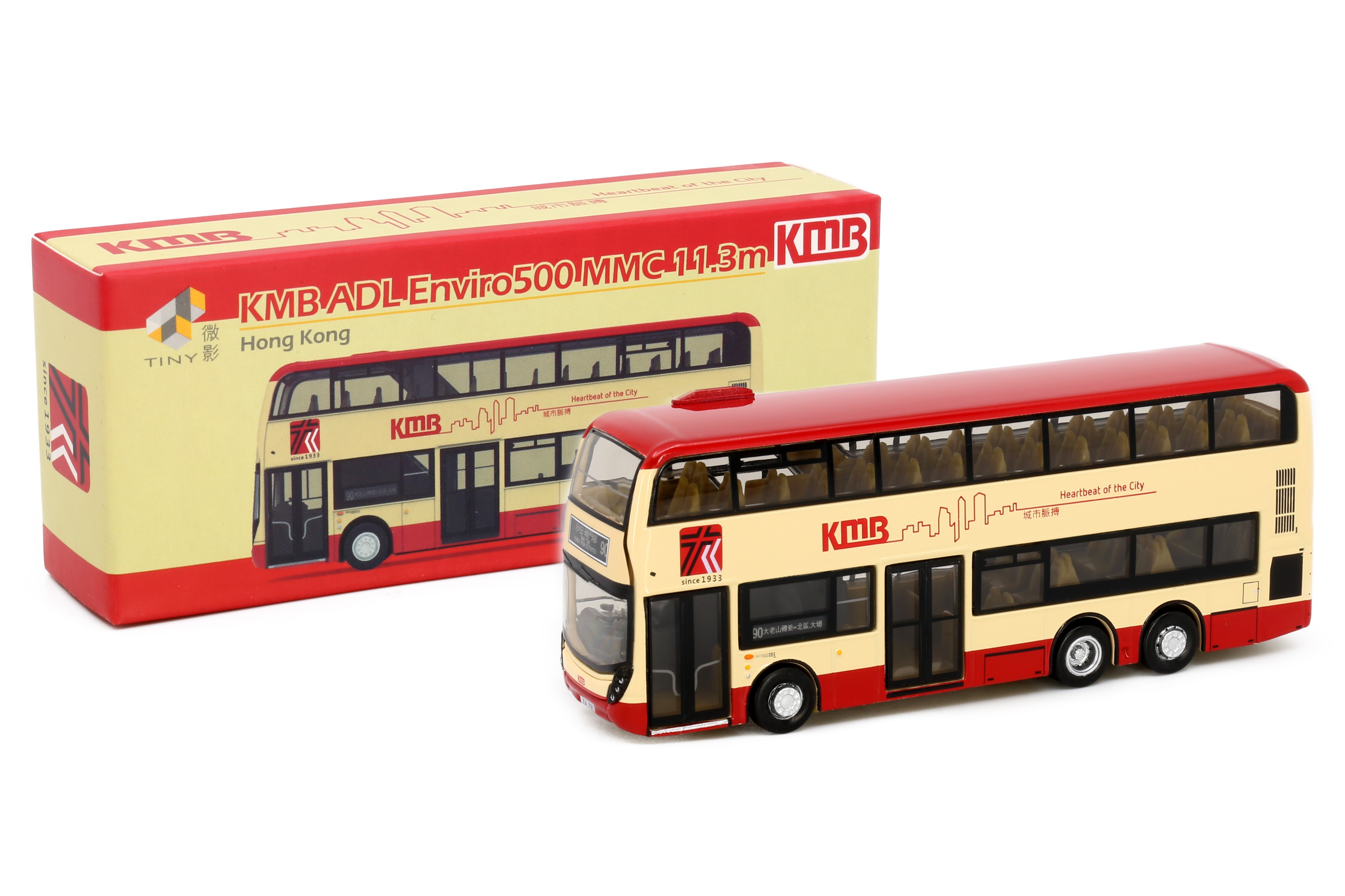 Tiny City Die-cast Model Car - KMB ADL Enviro500 MMC 11.3m 90th (90 ...