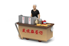 Tiny 1/35 #02 炭燒雞蛋仔車仔檔