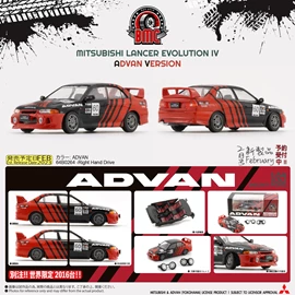 BMC 1/64 Mitsubishi Lancer EVO IV - Advan (RHD)
