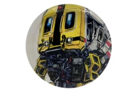 香港重機 透明圓形磁石粒 - 火車