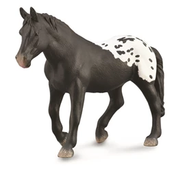 CollectA-Sugarbush Draft Mare - Black Blanket with Spots