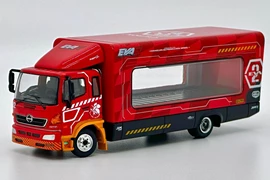 TINY 1/64 EVA 新世紀福音戰士 RT PRODUCTION MODEL-02 HINO 500 TRANSPORTER