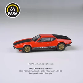 PARA64 1/64 1972 De Tomaso Pantera Red / Black - Lights down RHD