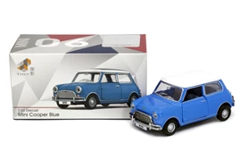 Tiny City Die-cast Model Car - Mini Cooper Blue