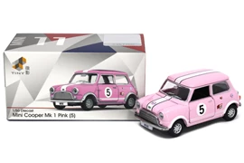 Tiny City Die-cast Model Car - Mini Cooper Mk 1 Pink (5)