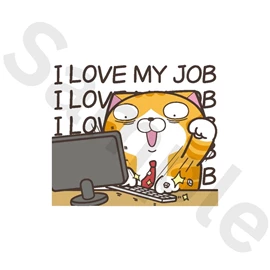 Tiny 精品 - 白爛貓貼紙 022
Tiny Style - Lan Lan Cat Sticker 022