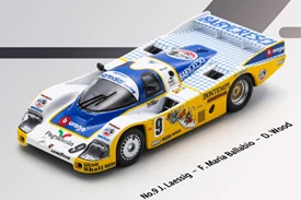 Sparky 1/64 Porsche 956 No.9 5th Le Mans 1986 J. Laessig – F. Maria Ballabio – D. Wood