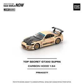 POPRACE 1/64 TOP SECRET GT300 SUPRA - CHROME GOLD