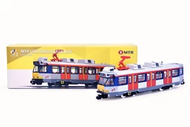 Tiny 城市 MTR17 合金車仔 - 輕鐵二期列車 (九廣鐵路晚期塗裝)
