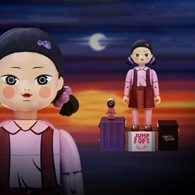 KALOS x Squid Game 3 Jumbo Young Hee Music Box