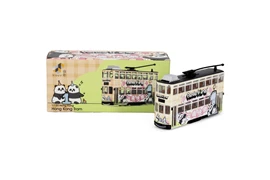Tiny City Die-cast Model Car - Tiny x Panda Friends Hong Kong Tram (7th-generation)