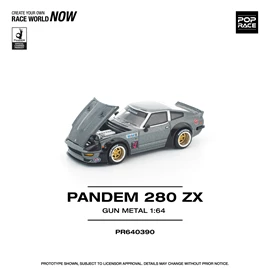 POPRACE 1/64 PANDEM 280ZX GUN METAL