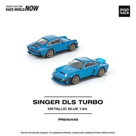 POPRACE 1/64 SINGER DLS TURBO METALLIC BLUE