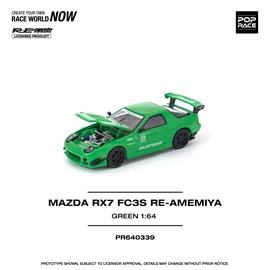 POPRACE 1/64 MAZDA RX7 (FC3S) RE-AMEMIYA GREEN